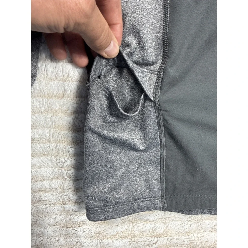Nike Running Dri-FIT Women's Quarter Zip Pullover Black Reflective Large Thermal